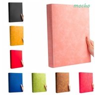 MOCHO Large Notebook, 200 Pages Horizontal Line A4 Thick Notebook, A4 Meeting Notepad PU Cover Large