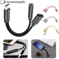 OCEANMAPDZ Audio Cables Headphones Adapter For Mobile phone Aux Cable Type C to 3.5mm Digital Cables