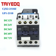DC Contactor CJX2-2510Z DC Magnetic Contactor 25A LP1-2510 Contactors DC12V 24V 48V 110V Motor Prote