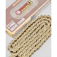 TOBAKI ​​​​​​​Racing HEAVY DUTY Rantai O RING GOLD Chain Motor 415 420 428 140 132 124 122 114 108 9