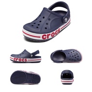 CROCS Bayaband Clog Kids ถูกกว่า Shop สินค้าขายดี พร้อมส่ง!! ใส่ได้ทั้งเด็กชายและเด็กหญิง รองเท้าcrocsเด็ก bck สีกรม C9 = 16.5 cm.