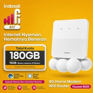 Indosat HiFi Air Huawei B320 Modem Router WiFi 4G LTE FREE 180GB 15GB/ MONTH DURING 1 YEAR