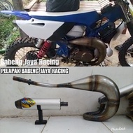Exhaust yamaha y110ss SS Two Racing y100 fizr fiz alfa tornado shrimp trail gtx cubcross rust plate 