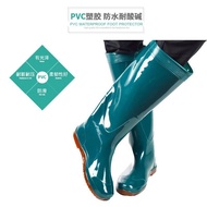 Paddy Field Rice Transplanting Shoes Special for Lower Fields Rubber Boots Women's High-Top Farmland Rice Transplanting