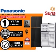 (Free Delivery Penang,Kedah &amp; Perlis)Panasonic 210L 2 Door Top Freezer Refrigerator 2 Pintu Peti Ais NR-BB211PKMY