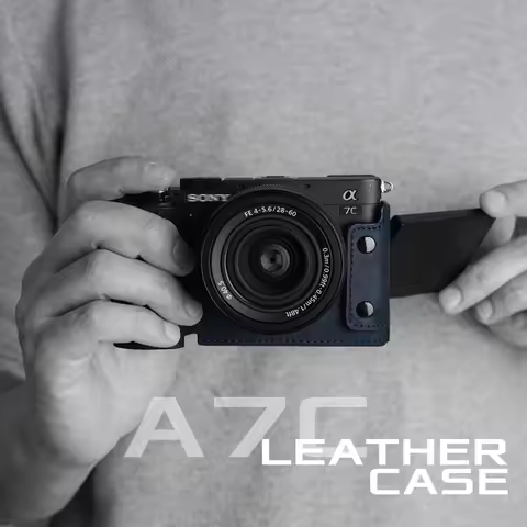 Mr.Stone for Sony A7C2 A7CR Camera Case Cover Protective for SONY a7CⅡ A7CⅠ Case Accessories Handmad