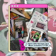 NJZ NewJeans OMG Message Card Hanni Ver. Official Photocards, POB & Unsealed Album Inclusions