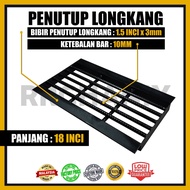 Metal Drain Cover (Heavy Duty) Penutup Longkang Support 4 Wheel Truck Drain Grating 1.5 inch Lid - 1