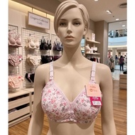 LIDILY Bra DD730 Nursing Bra Foam No Underwire Buttons POLOS Size. 36 - 42