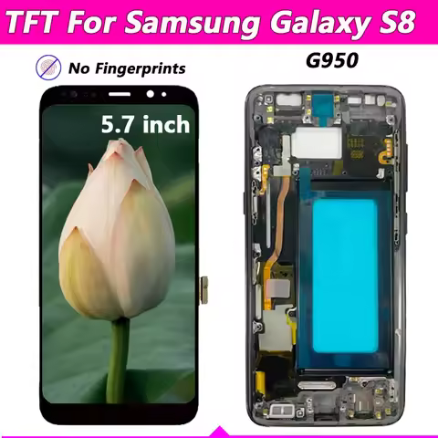 TFT For Samsung Galaxy S8 G950 LCD G950F Display Touch Screen Digitizer Assembly For Galaxy S8 Scree