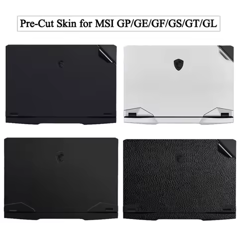 Anti Fingerprints Vinyl Sticker Skin Protector for MSI Sword 15 17 Film for GE 78 GS GT 77 GL GF GP 