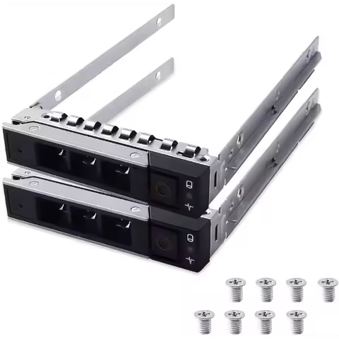 2pcs 2.5" DXD9H SAS SATA Hard Drive Caddy for Dell PowerEdge 14th Gen R440 R640 R740 R740xd R840 R94