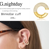 G.NIGHTDAY-Earcuff 1 Clip-On Earrings Earcuffs For Those Who Do Not Have Pierced Ears.