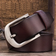 Genuine cow leather belt for men