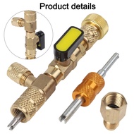 Furonghua เครื่องมือซ่อมแซม HVAC ดีไซน์กันลื่นตัวถอดแกนวาล์วโครงสร้างทองแดง