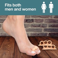 2 Keping Pemisah Jari Kaki Bunion Perubatan Kaki Besar Pembetulan Hallux Valgus Penjagaan Kaki Wanit
