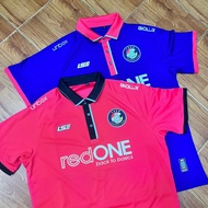 LIKZS X Sang Saka Biru Travel Jersey MOP-DX5 LSE Football Futsall Polo Team Wear Top Apparels Microf