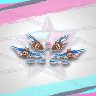 STICKER DECALS for MIO 1 ( MI1LADE ) by SB 2.0 (SOFIE LAMINATED WATERPROOF)