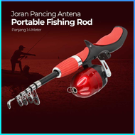 COD JICHANG Joran Pancing Antena Portable / joran pancing carbon kuat 30kg full set 50kg laut lengka