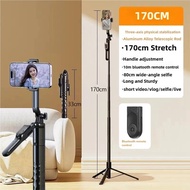 170cm Selfie Stick Tripod Mobile Phone Holder Monopod Bluetooth Remote Shutter Portable Tripods For 