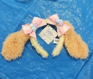 特價 香港迪士尼樂園 Duffy and Friends 可琦安 CookieAnn Cookie 廚師狗 餅餅 餅姐 春日 快樂相傳 雙蝴蝶結 頭箍 髮箍 頭飾 髮飾 Headband 全新正版有牌