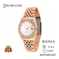 Bonia Women's Watch BNB10550-3557 Rose Gold Sapphire Chain