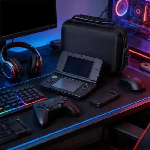 FANGTUOSI NEW Hard Protective Shell Carrying console storage bag Case for Nintendo NEW 3DS XL, NEW 3