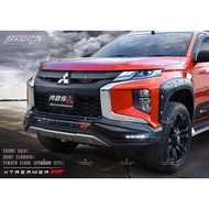 Mitsubishi Triton 2019-2023 Made In Thailand RBS GT Front Skirt With LED Bodykit triton front skirt 
