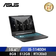 (福利品)華碩 ASUS TUF Gaming F15 電競筆記型電腦 15.6" (i5-11400H/8GB/512GB/RTX3060/W11) 戰魂黑 FX506HM-0072B11400H