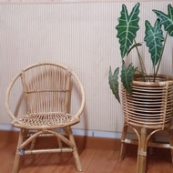 Rattan lounge chair, rattan snail chair