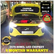 Hyundai Ioniq 6500k White Canbus LED Headlight & Reverse Bulb 100% Error Free - 9005 H1 H7 H8 H11 H1