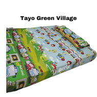 Homemade Aesthetic Bed Sheets with Tayo Children's Motif Measuring 120X200X20, 160X200X20, 180X200X2