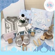 Baby boy clothes hampers koko, aqiqah gifts, baby boy birth gifts, Eid ramadan hampers