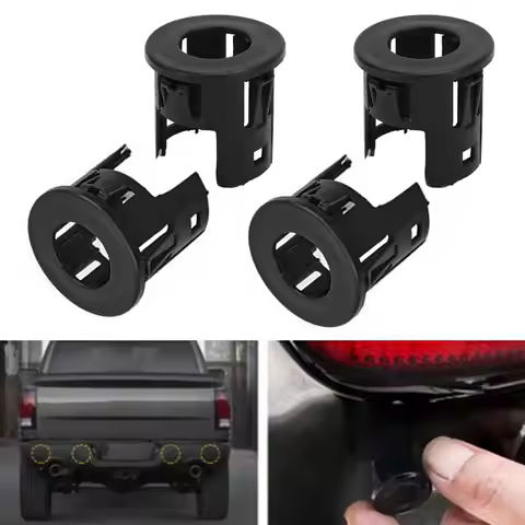 4pcs Reverse Parking Sensor Holder Support Bracket PDC Sensor Cover For Dodge Ram 1500 2014 2015 201