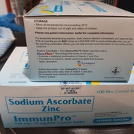 ♞,♘,♙,♟IMMUNPRO 100 Tablets (Ascorbate + ZINC) Authentic