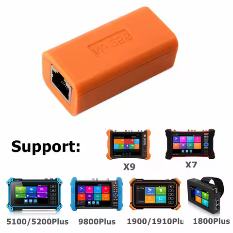 Original UTP Cable Tester RJ45Network Cable Test Box Work with IPC CCTV Camera Tester IPC9800, IPC52