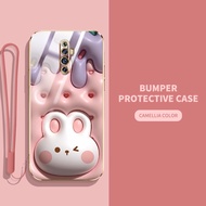 OPPO Reno 2Z Reno 2F Case Cute puppy 3D vision Full lens protection Straight edge gorgeous phone case