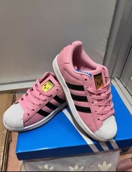🍬Lionel Messi x adidas originals SUPERSTAR Inter Miami CF 聯名 粉黑色 板鞋 男女通用