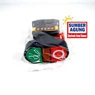 Push Button Double OVAL APBB22-25 Inscom ON-OFF APBB22 22mm Tombol Panel Listrik On Off Jadi Satu Bu