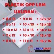 [Min3] (02) 17mic OPP Plastic Glue Glass plastic contents 100 sheets best quality price size 8x13/8x