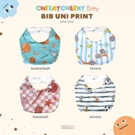 Bohopanna Panna Daily Bib Uni Print Sport Series Baby Slaber/ Baby Apron/