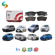 🚨 BREMBO 🚨 BRAKE PAD - PERODUA KANCIL / KELISA / KENARI / VIVA / MYVI / ALZA / KEMBARA / RUSA / AXIA