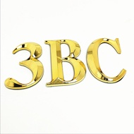 3D Three-Dimensional House Number Number Sticker Household House Number Plate English Letter Number 