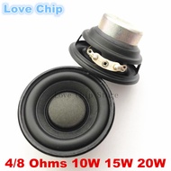 【Must-have】 2pcs 2 inch full range speaker 4/8 ohms 10/15/20W 52mm Bluetooth-compatible speaker 53mm