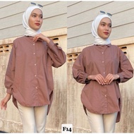 KEMEJA Plain viral Shirt F14/j14 Short Shirt