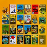 [Part squeezed]The Adventures of Tintin 23 books set paperback large format English comic book