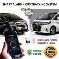 Paket Lengkap Alarm Mobil + GPS Tracker NOBLE Plug and Play