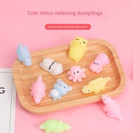 squishy slow rising mochi squishy Mainan picit haiwan comel, bola picit jenaka untuk melepaskan teka