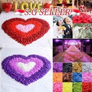 [SG Seller] FS 1bag 95to100pcs Wedding Valentine Birthday Party Decoration Fake Flower Artificial