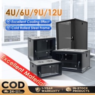 Server Cabinet Network Rack 4U/6U/9U/12U Wall Mount Glass Door CCTV Secure Packing PA System